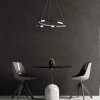 Lampa wisząca LED Sanico Goldlux Zefira, 50 cm, 4000K, nikiel