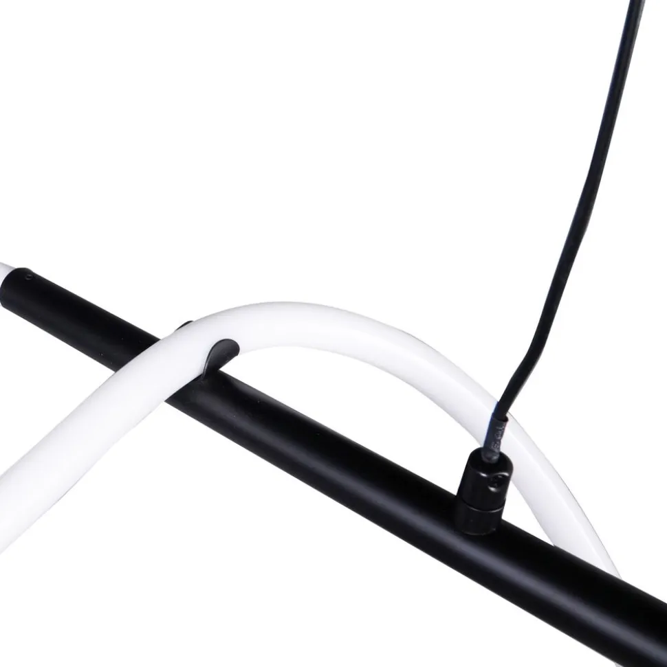 Lampa wisząca LED Sanico Goldlux Emma, 38 W, 4450lm, 4000K, czarna