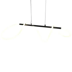 Lampa wisząca LED Sanico Goldlux Emma, 38 W, 4450lm, 4000K, czarna