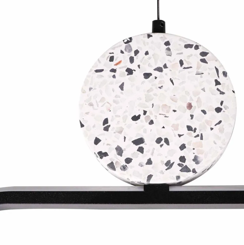 Lampa wisząca LED Sanico Goldlux Florentyna, 48 W, 4000K, lastryko, czarna