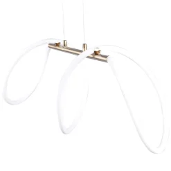 Lampa wisząca LED Sanico Goldlux Emma, 38 W, 4450lm, 4000K, złota