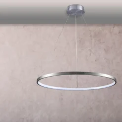 Lampa wisząca LED Sanico Goldlux Lea 1, 20 W, 4000K, srebrna