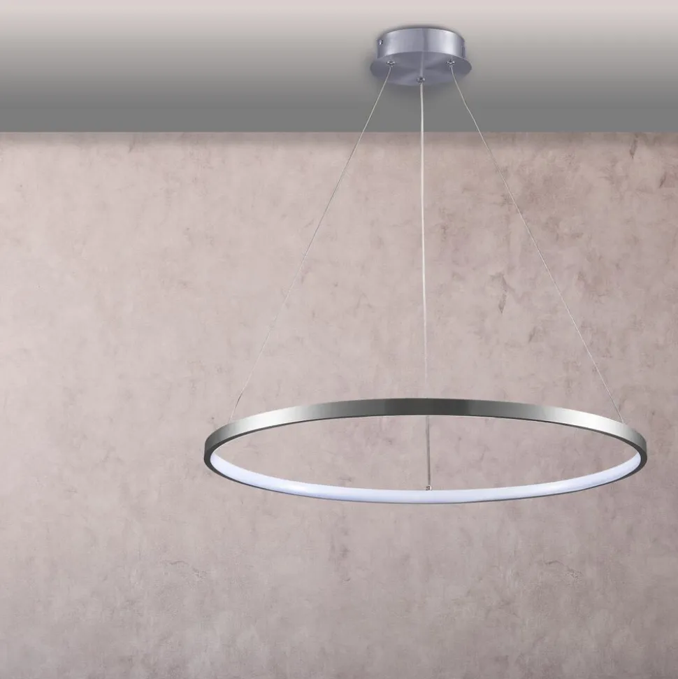 Lampa wisząca LED Sanico Goldlux Lea 1, 20 W, 4000K, srebrna