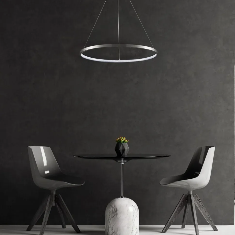 Lampa wisząca LED Sanico Goldlux Lea 1, 20 W, 4000K, srebrna