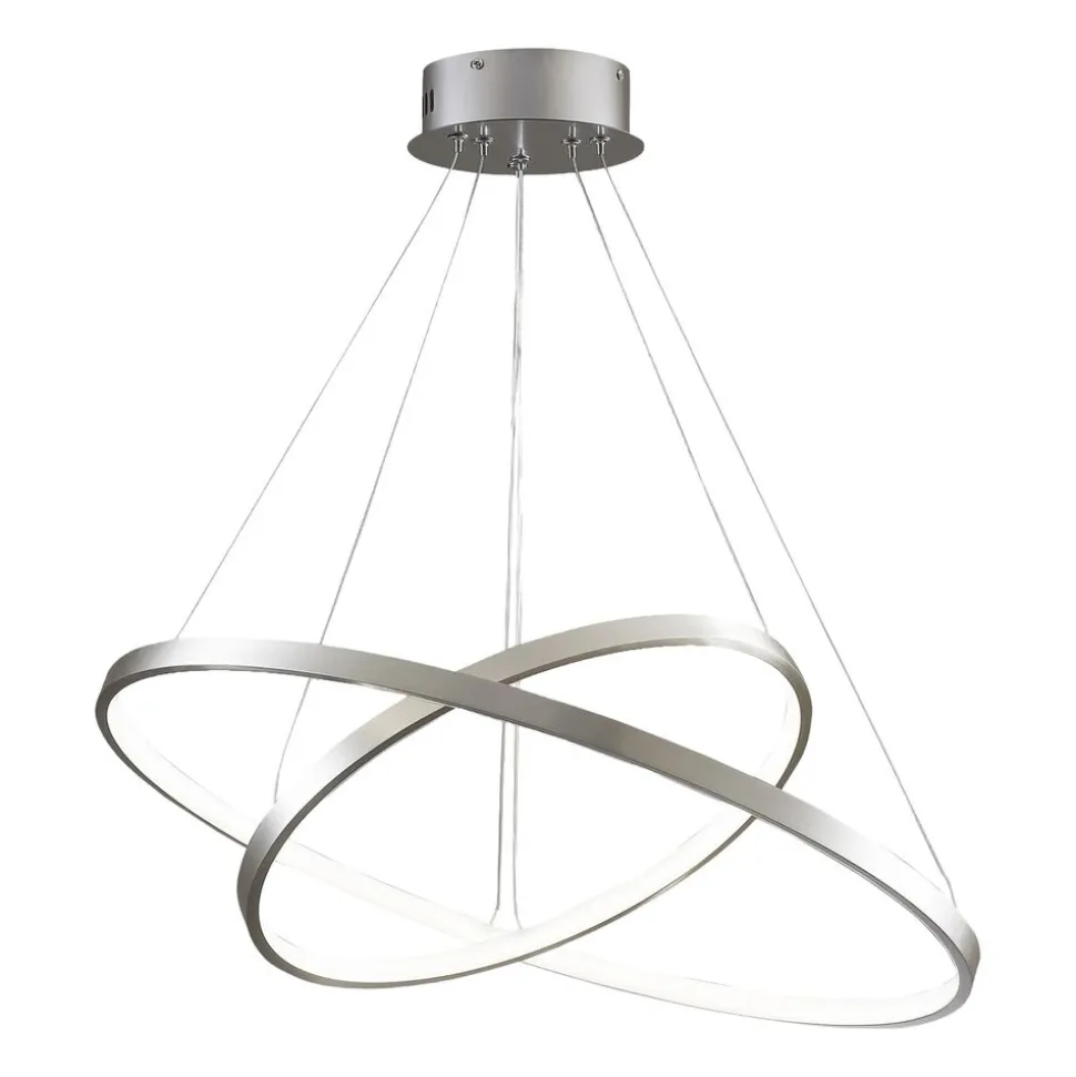 Lampa wisząca LED Sanico Goldlux Lea 2, 35 W, 4000K, srebrna