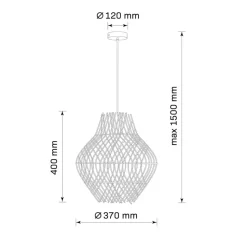 Lampa wisząca Sanico Goldlux Ontake, E27