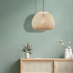 Lampa wisząca Sanico Goldlux Zanzibar Natural, 35 x 26 cm, E27