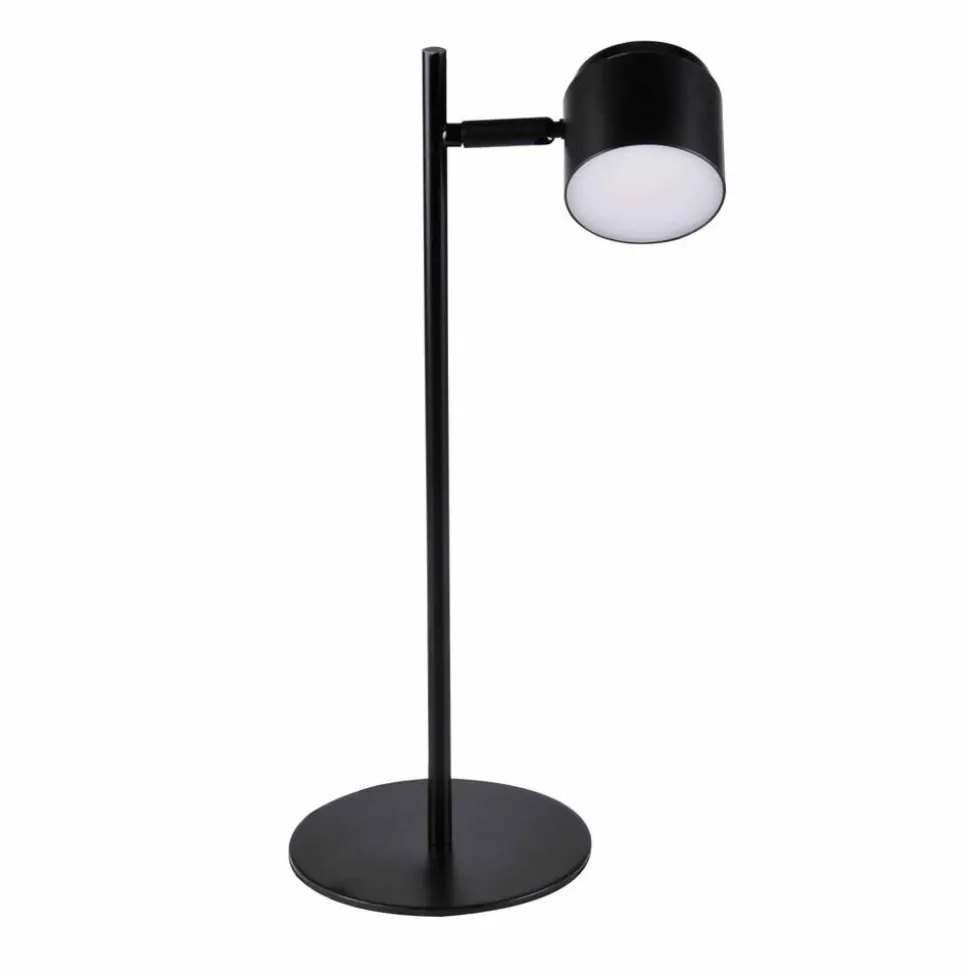 Lampka biurkowa Sanico Goldlux Kubik LED, 3000K, czarna