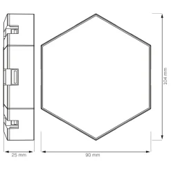 Lampka dekoracyjna LED Sanico Goldlux Maya RGB, 9 el., z pilotem RF