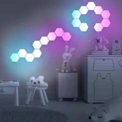 Lampka dekoracyjna LED Sanico Goldlux Maya RGB, 9 el., z pilotem RF