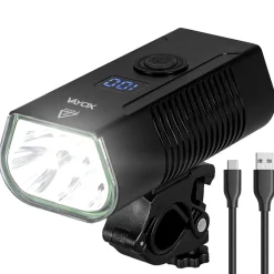 Lampka rowerowa przednia Vayox VA0073, 1020 lm, akumulatorowa, z powerbankiem
