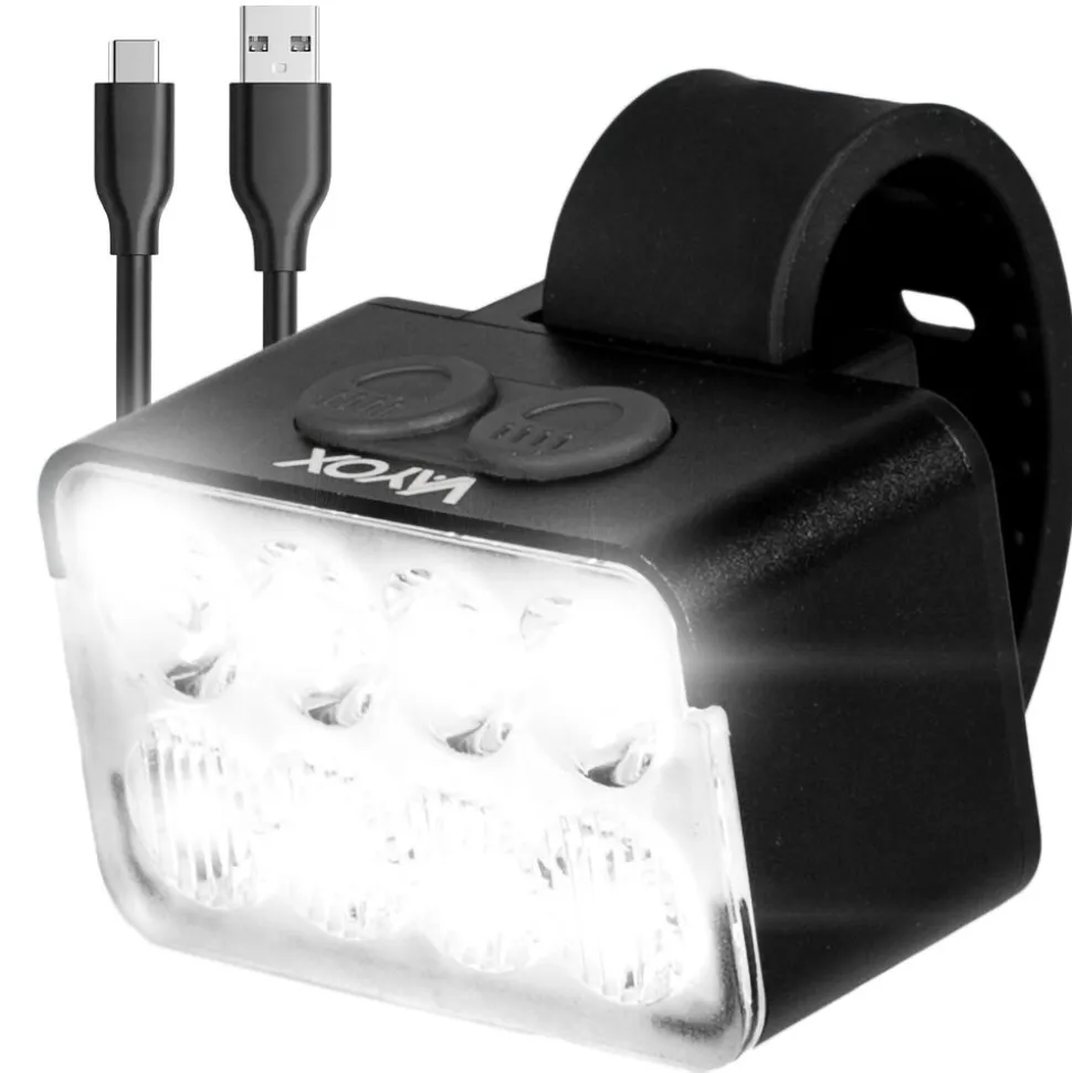 Lampka rowerowa przednia Vayox VA0151, 900 lm, akumulatorowa