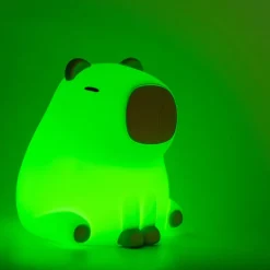 Lampka silikonowa LED Sanico Goldlux, Kapibara, beżowo-brązowa