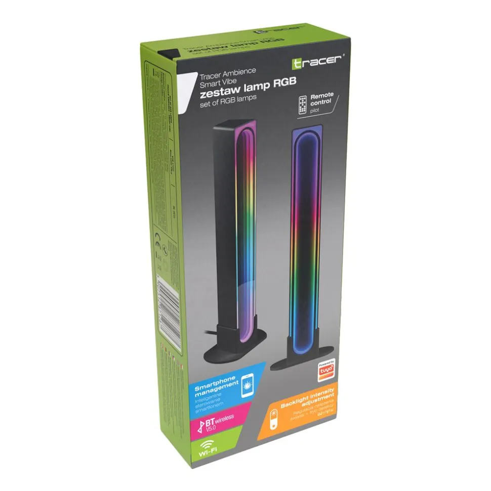 Lampy RGB Tracer Ambience Smart Vibe, z pilotem