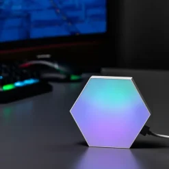 Lampy RGB Tracer Ambience Smart Hexagon, z pilotem