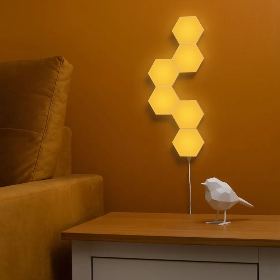 Lampy RGB Tracer Ambience Smart Hexagon, z pilotem