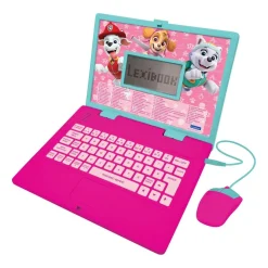 Laptop edukacyjny Psi Patrol Girl Lexibook, ekran LCD, z myszą i klawiaturą