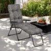 Leżak ogrodowy Patio Tulon G060-06IB, wielopozycyjny, szary