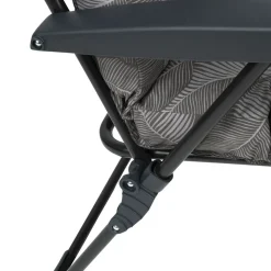 Leżak ogrodowy Patio Tulon G060-06IB, wielopozycyjny, szary