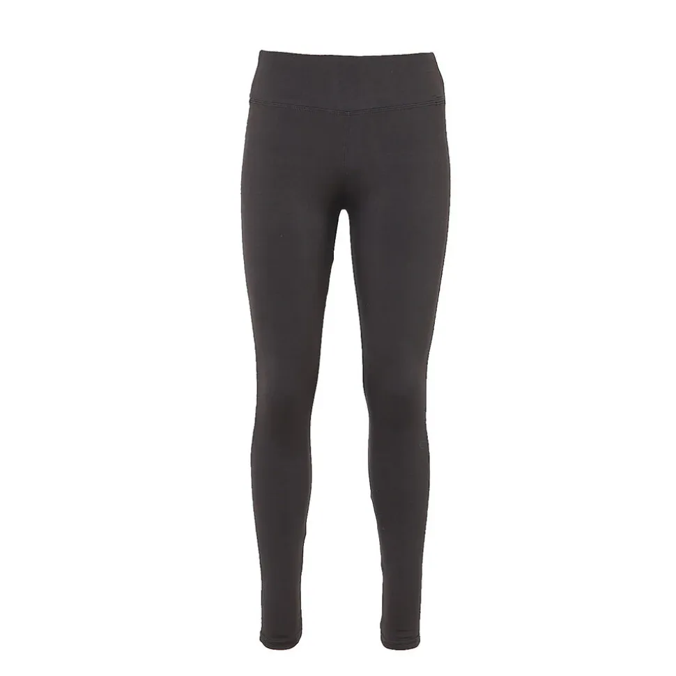 Legginsy damskie, czarne ze srebrnym paskiem, rozmiar S/M