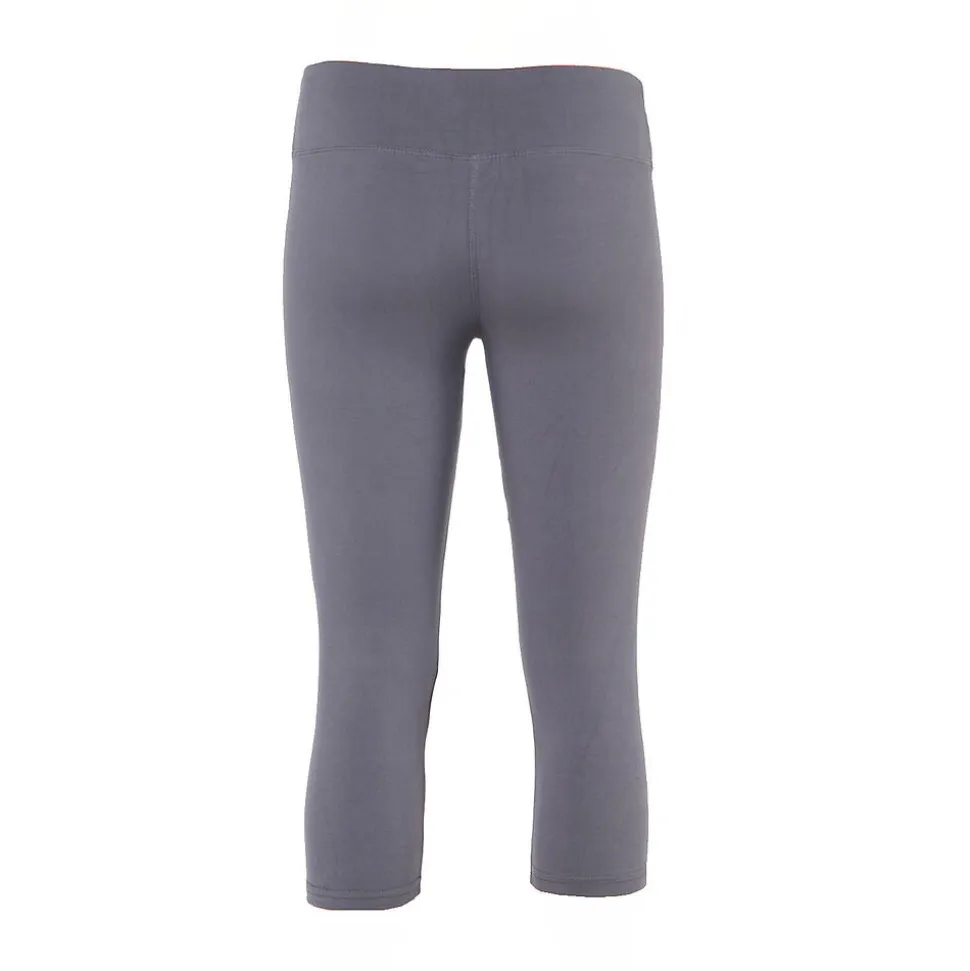 Legginsy damskie ¾, szare, rozmiar S/M