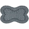 Legowisko Domarex Plushy Bed M, 50 x 80 cm, kostka, grafitowe