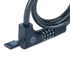 Linka rowerowa z zamkiem szyfrowym i kluczem Yale Essential Security, 100 x 1,2 cm