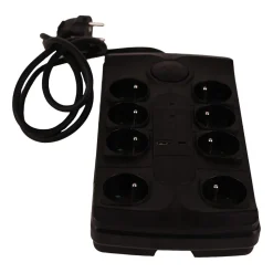 Listwa zasilająca Hykker, przeciwprzepięciowa, 8 gniazd, USB-A, USB-C