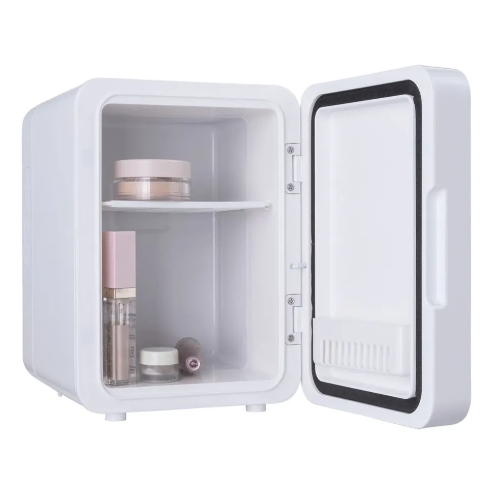Lodówka kosmetyczna Hoffen, 4 l, 36 W, z lustrem LED, biała