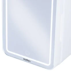 Lodówka kosmetyczna Hoffen, 4 l, 36 W, z lustrem LED, biała