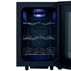 Lodówka na wino Hoffen Expert, 13 l, na 6 butelek, LED, czarna