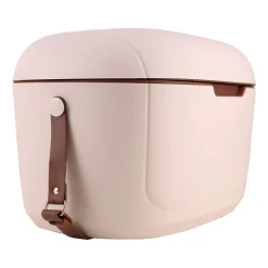 Lodówka turystyczna Vintage Cuisine, 18,8 l, z paskiem do przenoszenia, beżowa