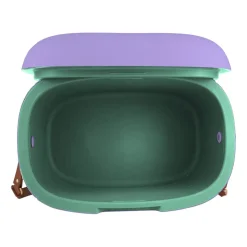 Lodówka turystyczna Vintage Cuisine, 18,8 l, z paskiem do przenoszenia, fioletowa