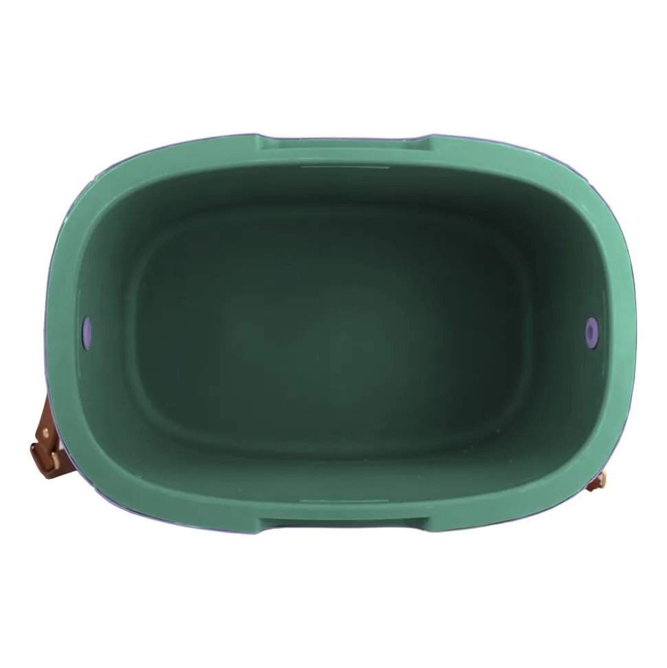 Lodówka turystyczna Vintage Cuisine, 18,8 l, z paskiem do przenoszenia, fioletowa