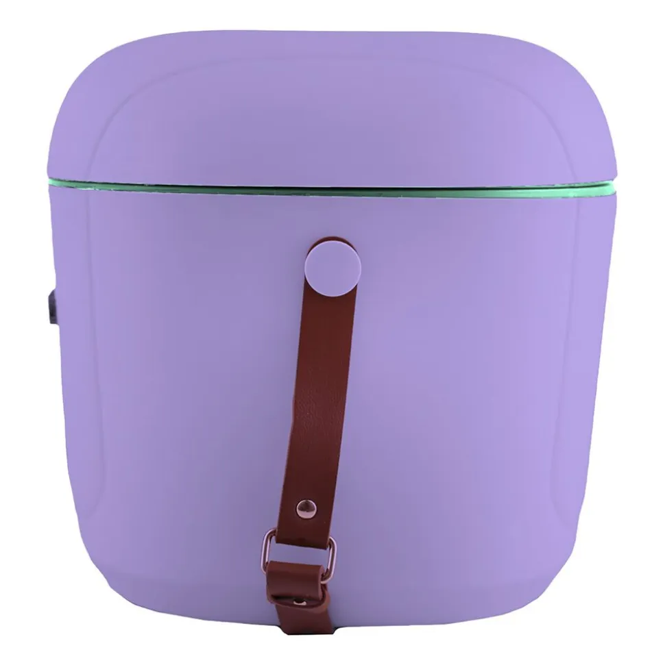 Lodówka turystyczna Vintage Cuisine, 18,8 l, z paskiem do przenoszenia, fioletowa