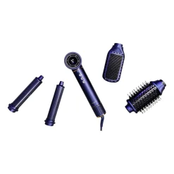 Lokówko-suszarka Multistyler Havit HD634, 1300 W, 4 końcówki, niebieska