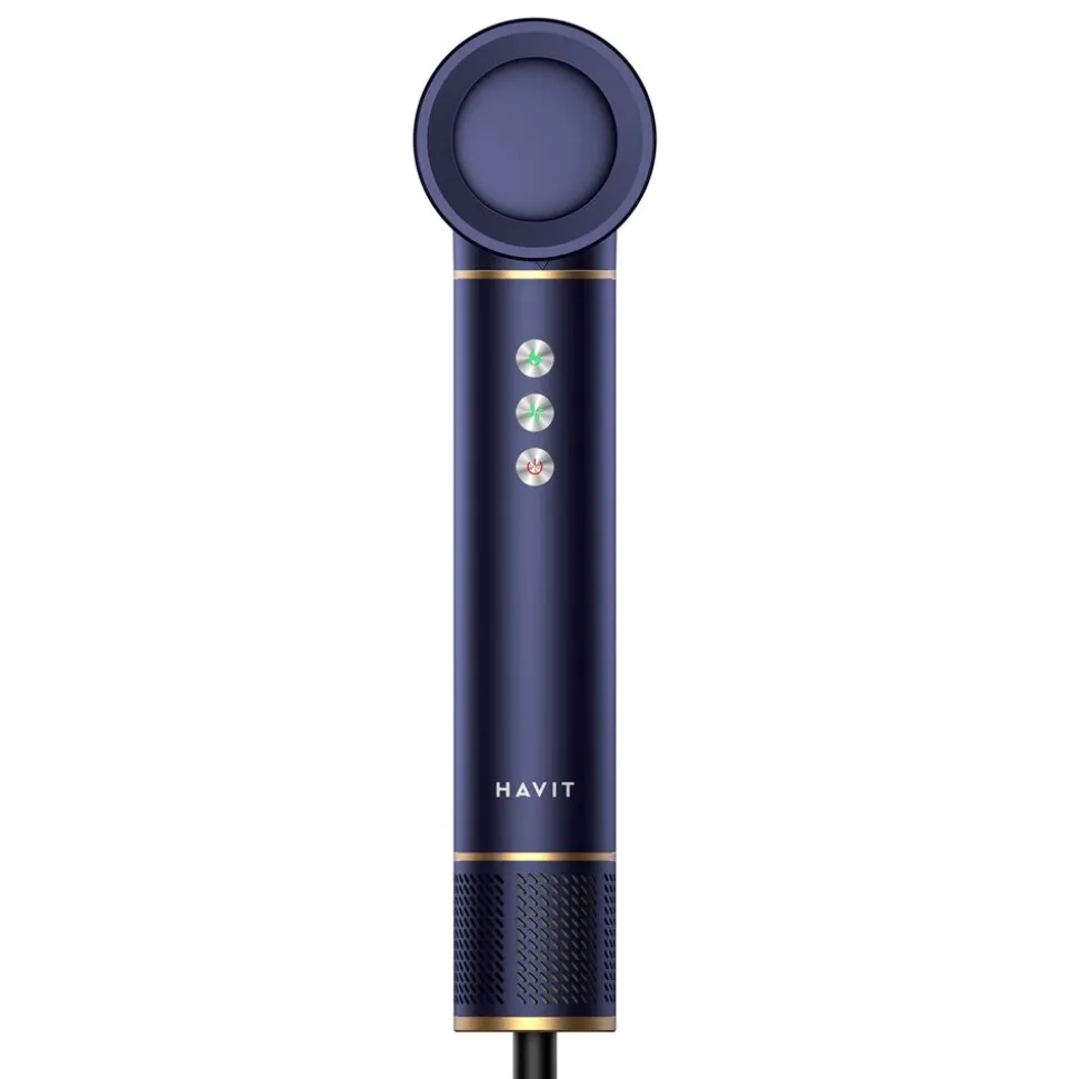 Lokówko-suszarka Multistyler Havit HD634, 1300 W, 4 końcówki, niebieska