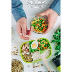 Lunchbox podgrzewany Adler AD 4474, szary