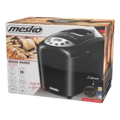 Maszyna do chleba Mesko MS 6022, 850 W, 15 programów, czarna