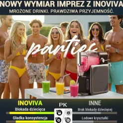 Maszyna do mrożonych napojów Inoviva Slushie S2.2, 2,6 l, szara