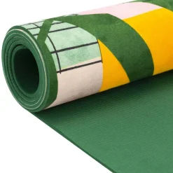 Mata do ćwiczeń Spokey Home Jungle Mat, do jogi i pilatesu, 0,4 cm, zielona