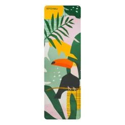 Mata do ćwiczeń Spokey Home Jungle Mat, do jogi i pilatesu, 0,4 cm, zielona