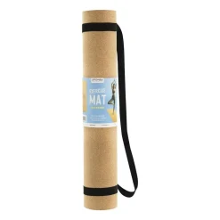 Mata korkowa Spokey Savasana, do jogi i pilatesu, 0,4 cm, zielona