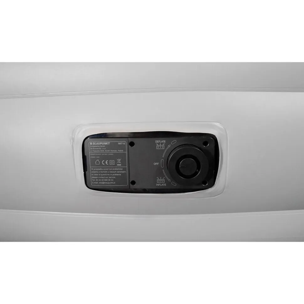 Materac dmuchany 194 x 94 x 38 cm Blaupunkt IM715, z wbudowaną pompką elektryczną