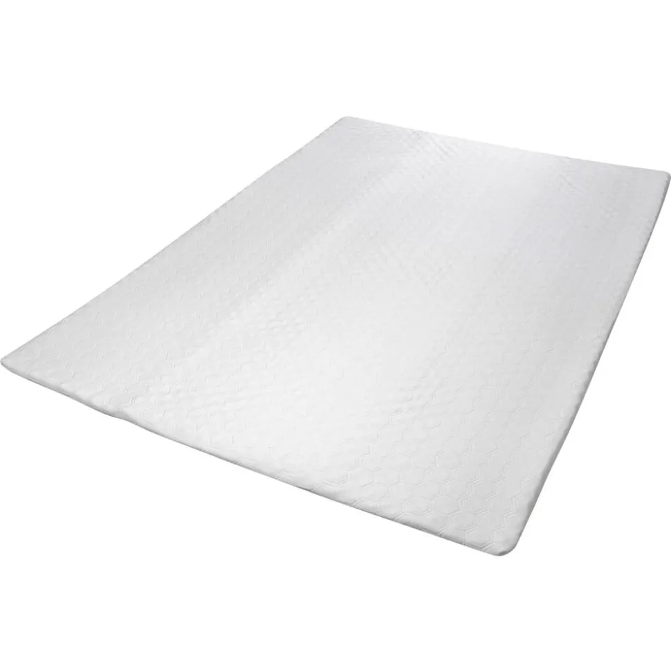 Materac nawierzchniowy 200 x 200 x 3 cm Relaxa Soft, biały