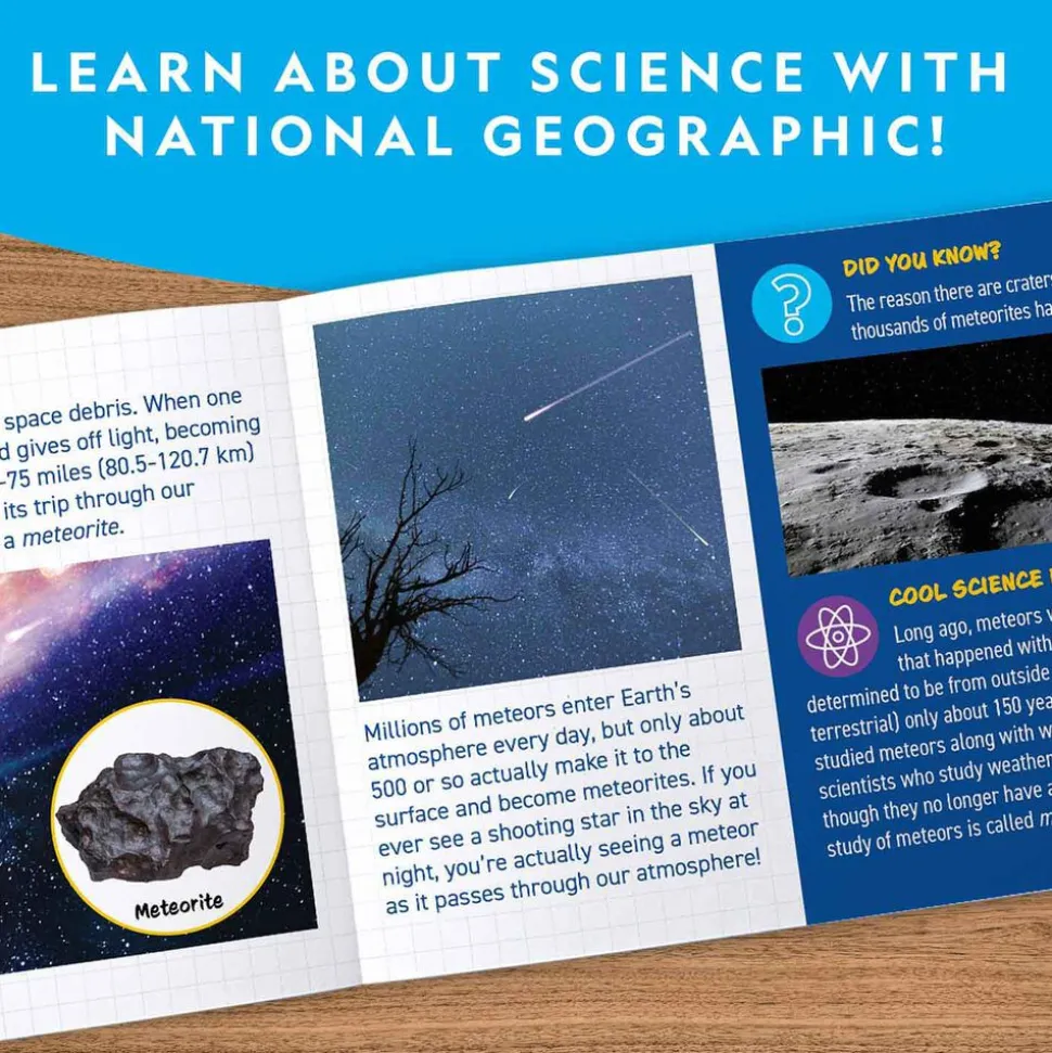 Meteoryt świecący w ciemności National Geographic
