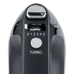 Mikser ręczny Hoffen, 400 W, 4 końcówki, czarny