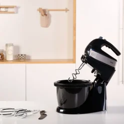 Mikser z misą obrotową Black+Decker, 500 W, 2,5 l, czarny