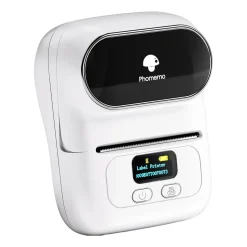 Mini drukarka etykiet Extralink, biała, Bluetooth