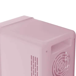 Minilodówka na kosmetyki Elle Home, z lusterkiem LED, 4 l, różowa